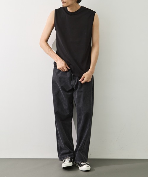 marka(マーカ)の「【MARKAWARE/marka/マーカ】MESH SLEEVELESS TEE(タンクトップ・メンズ・ホワイト/ブラック・1/2)」の11枚目の写真