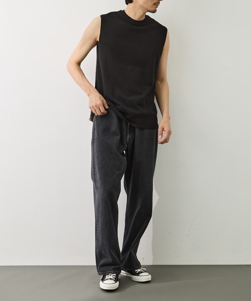 marka(マーカ)の「【MARKAWARE/marka/マーカ】MESH SLEEVELESS TEE(タンクトップ・メンズ・ホワイト/ブラック・1/2)」の10枚目の写真