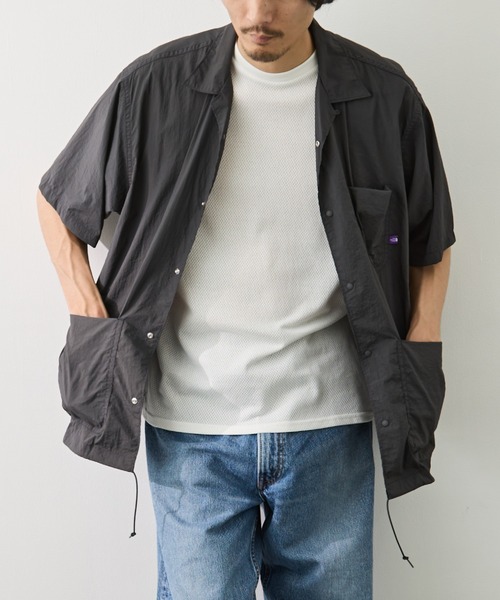 marka(マーカ)の「【MARKAWARE/marka/マーカ】MESH SLEEVELESS TEE(タンクトップ・メンズ・ホワイト/ブラック・1/2)」の4枚目の写真