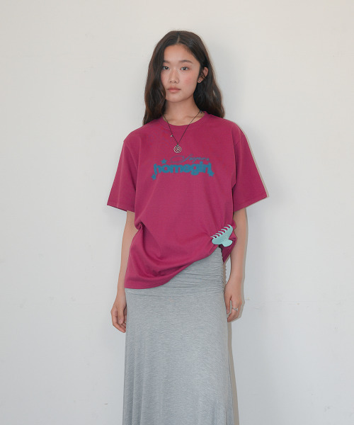 HOMEBODY THINGS(ホームバディ ティングズ)の「Homegirl Graphic Tee (BURGUNDY)(Tシャツ/カットソー・レディース・その他・FREE)」の5枚目の写真
