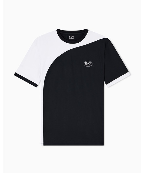 EMPORIO ARMANI EA7(エンポリオアルマーニイーエーセブン)の「【エンポリオ アルマーニ EA7】Tennis Pro クルーネックTシャツ VENTUS7テクニカルファブリック(Tシャツ/カットソー・メンズ・ブラック/ネイビー/グリーン/ライトグレー・MEDIUM/LARGE/XX-LARGE/SMALL)」の5枚目の写真