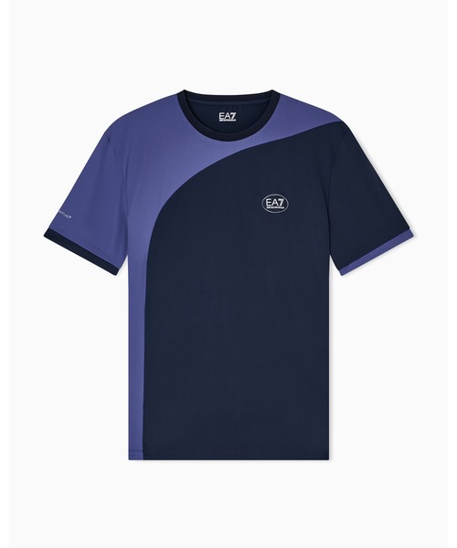 EMPORIO ARMANI EA7(エンポリオアルマーニイーエーセブン)の「【エンポリオ アルマーニ EA7】Tennis Pro クルーネックTシャツ VENTUS7テクニカルファブリック(Tシャツ/カットソー・メンズ・ブラック/ネイビー/グリーン/ライトグレー・MEDIUM/LARGE/XX-LARGE/SMALL)」の13枚目の写真