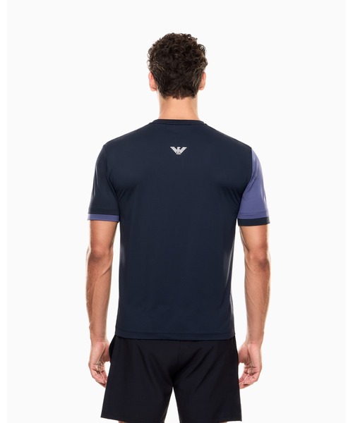 EMPORIO ARMANI EA7(エンポリオアルマーニイーエーセブン)の「【エンポリオ アルマーニ EA7】Tennis Pro クルーネックTシャツ VENTUS7テクニカルファブリック(Tシャツ/カットソー・メンズ・ブラック/ネイビー/グリーン/ライトグレー・MEDIUM/LARGE/XX-LARGE/SMALL)」の15枚目の写真