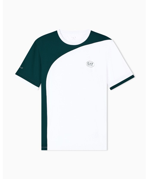 EMPORIO ARMANI EA7(エンポリオアルマーニイーエーセブン)の「【エンポリオ アルマーニ EA7】Tennis Pro クルーネックTシャツ VENTUS7テクニカルファブリック(Tシャツ/カットソー・メンズ・ブラック/ネイビー/グリーン/ライトグレー・MEDIUM/LARGE/XX-LARGE/SMALL)」の9枚目の写真