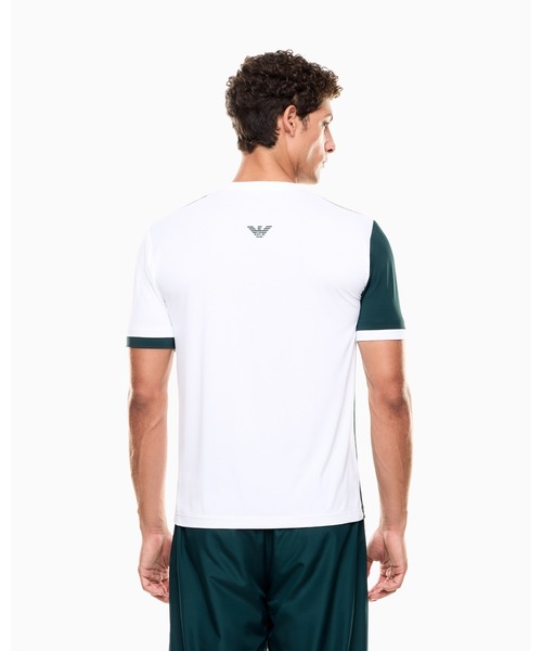 EMPORIO ARMANI EA7(エンポリオアルマーニイーエーセブン)の「【エンポリオ アルマーニ EA7】Tennis Pro クルーネックTシャツ VENTUS7テクニカルファブリック(Tシャツ/カットソー・メンズ・ブラック/ネイビー/グリーン/ライトグレー・MEDIUM/LARGE/XX-LARGE/SMALL)」の11枚目の写真
