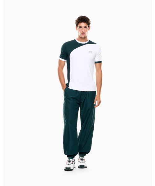 EMPORIO ARMANI EA7(エンポリオアルマーニイーエーセブン)の「【エンポリオ アルマーニ EA7】Tennis Pro クルーネックTシャツ VENTUS7テクニカルファブリック(Tシャツ/カットソー・メンズ・ブラック/ネイビー/グリーン/ライトグレー・MEDIUM/LARGE/XX-LARGE/SMALL)」の12枚目の写真