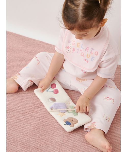 gelato pique(ジェラートピケ)の「【BABY】エアリーモコドローイングベア絵本(その他ベビー用品・キッズ・クリーム・F)」の12枚目の写真