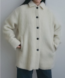 anuke Collarless Shaggy Coat 62420004（その他アウター）｜anuke