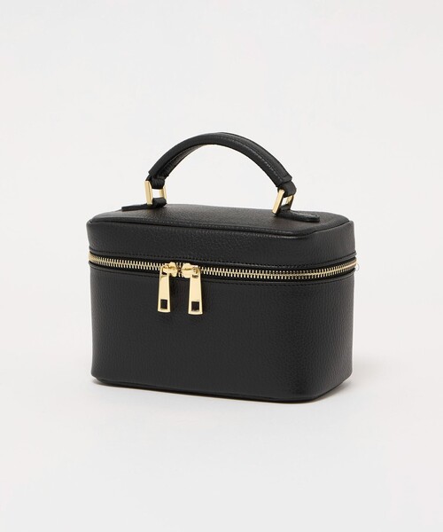 green label relaxing(グリーンレーベルリラクシング)の「<PRATO MADE IN ITALY> バニティバッグ(ショルダーバッグ・レディース・ベージュ/ブラック・FREE)」の11枚目の写真