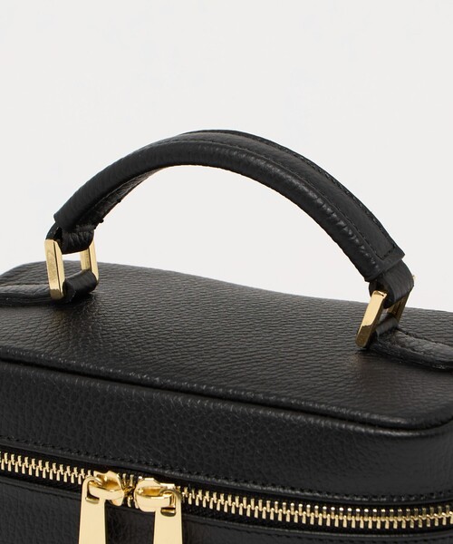 green label relaxing(グリーンレーベルリラクシング)の「<PRATO MADE IN ITALY> バニティバッグ(ショルダーバッグ・レディース・ベージュ/ブラック・FREE)」の12枚目の写真