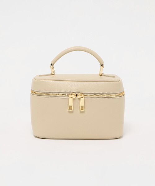 green label relaxing(グリーンレーベルリラクシング)の「<PRATO MADE IN ITALY> バニティバッグ(ショルダーバッグ・レディース・ベージュ/ブラック・FREE)」の19枚目の写真