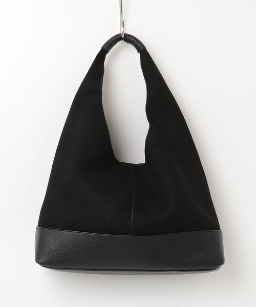 BANANA REPUBLIC FACTORY STORE(バナナリパブリック ファクトリーストア)の「BANANA REPUBLIC FACTORY STORE ヴィーガンスエード ミックスドメディア ミディアムスラウチートートバッグ(ショルダーバッグ・レディース・ブラック/ブラウン・ONE SIZE)」の13枚目の写真
