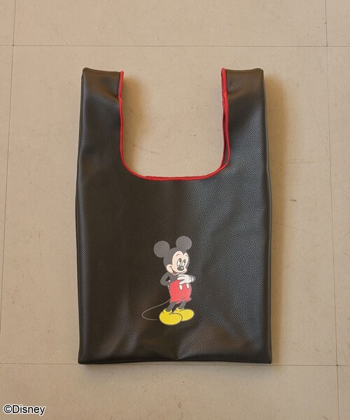 coen(コーエン)の「【MICKEY(ミッキー)/別注】配色パイピング レザーライクショッパーバッグ(ハンドバッグ・レディース・その他1/ブラック/レッド/シルバー/その他2/その他3・FREE)」の12枚目の写真