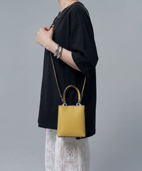 STYLE DELI(スタイルデリ)の「【BLK001】リアルレザークロスボディショルダーバッグ(ショルダーバッグ・レディース・ブラウン/ブラック/イエロー/カーキ・FREE)」の1枚目の写真