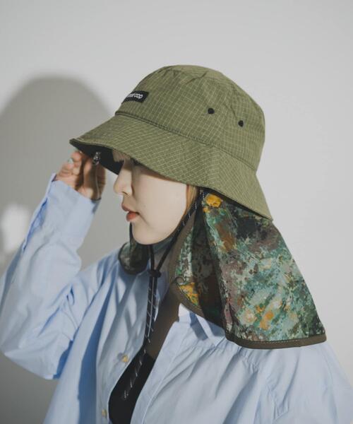 THE GOODLAND MARKET(ザグッドランドマーケット)の「ザ グッドランド マーケット GOOD CUSTOM HAT(ハット・メンズ・ネイビー/カーキ/パープル・FREE)」の4枚目の写真