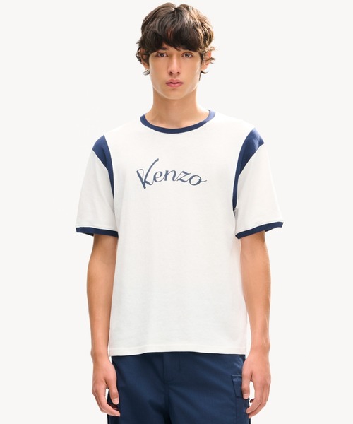 KENZO(ケンゾー)の「GOTS KENZO VARSITY CLASSIC T-SHIRT(Tシャツ/カットソー・メンズ・ホワイト系その他・X-SMALL/SMALL/MEDIUM/LARGE/X-LARGE)」の1枚目の写真