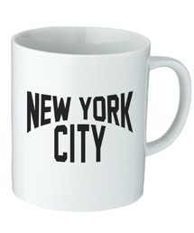 Ol' Basics（オールベーシックス）の「Ol' Basics（オール・ベーシックス） マグカップ NEW YORK CITY ロゴ 昇華転写プリント 310ml 陶器 アメカジ ギフト（グラス/マグカップ/タンブラー）」