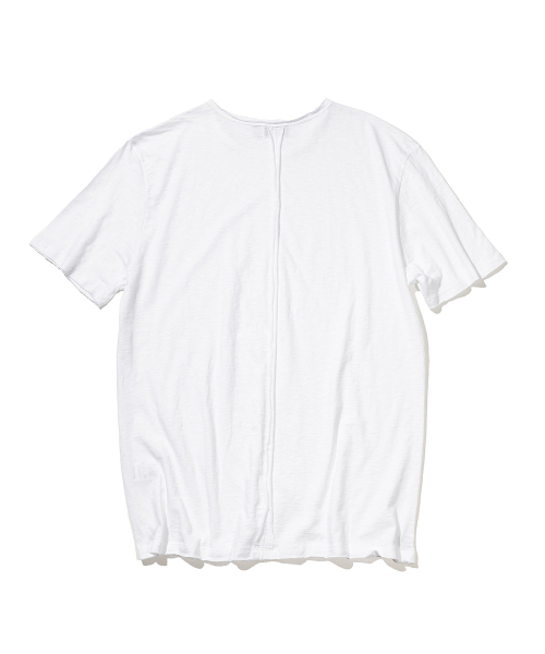MASSNOUN(マスノウン)の「スラブカットディバイド半袖Tシャツ MSSTS001-WT(Tシャツ/カットソー・レディース・その他・MEDIUM/LARGE)」の1枚目の写真