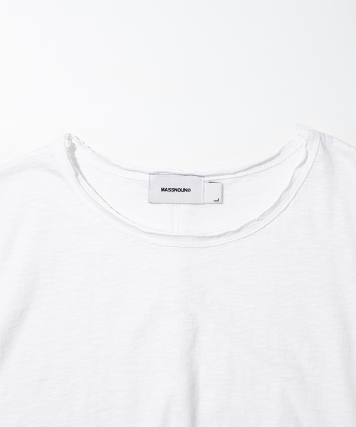 MASSNOUN(マスノウン)の「スラブカットディバイド半袖Tシャツ MSSTS001-WT(Tシャツ/カットソー・レディース・その他・MEDIUM/LARGE)」の3枚目の写真