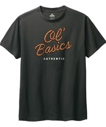 Ol' Basics（オール・ベーシックス） 半袖Tシャツ Ol'Basics ロゴ プリント 5.6オンス トップス カットソー メンズ ユニセックス