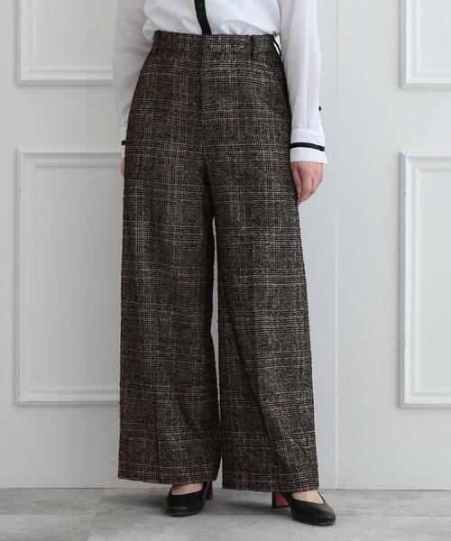DRESSTERIOR(ドレステリア)の「【セットアップ可】ループグレンチェックワイドパンツ(その他パンツ・レディース・ブラック系1・38/36/34/40)」の8枚目の写真