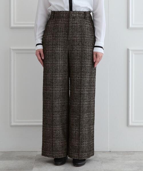 DRESSTERIOR(ドレステリア)の「【セットアップ可】ループグレンチェックワイドパンツ(その他パンツ・レディース・ブラック系1・38/36/34/40)」の2枚目の写真