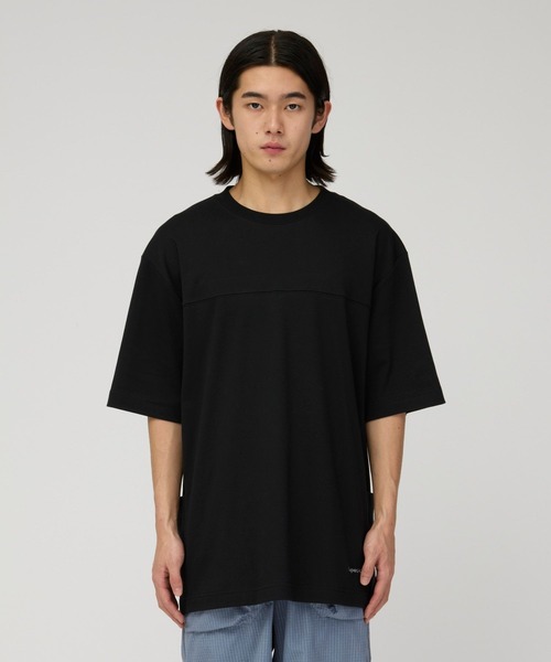 Snow Peak(スノーピーク)の「Snow Peak / Stain Repellent Pullover 防汚加工プルオーバー 半袖Tシャツ(Tシャツ/カットソー・メンズ・オフホワイト/ブラック・XL/L/M/S)」の1枚目の写真