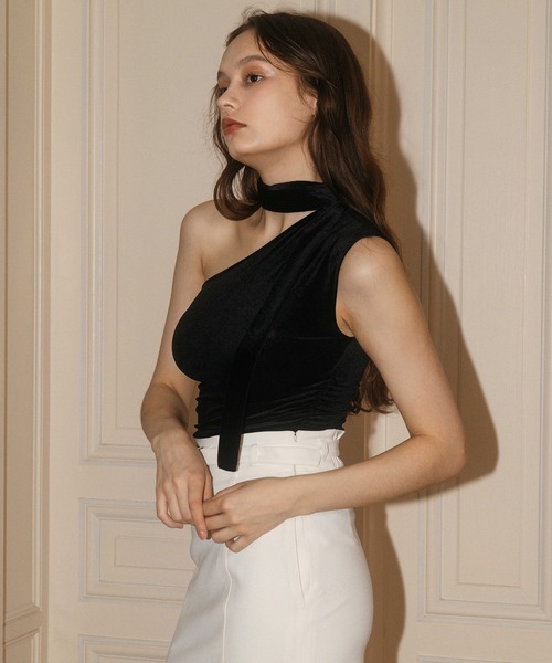 EIMY ISTOIRE(エイミーイストワール)の「PAPILLON BELT PENCIL SKIRT(スカート・レディース・ホワイト/ブラック・36/38)」の10枚目の写真