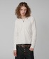 WISH FOR EVER（ウィッシュフォーエバー）の「ASSORT SLAB CROPPED COMPACT V NECK LONG SLEEVE/アソートスラブクロップドコンパクトVネックロングスリーブ（Tシャツ/カットソー・MEDIUM）」