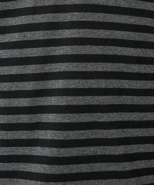 WISH FOR EVER(ウィッシュフォーエバー)の「ASSORT SLAB CROPPED COMPACT V NECK LONG SLEEVE/アソートスラブクロップドコンパクトVネックロングスリーブ(Tシャツ/カットソー・メンズ・ネイビー系/ネイビー/ブラック/ホワイト/チャコールグレー×ブラック/ブラウン/ワインレッド・SMALL/MEDIUM/LARGE)」の16枚目の写真