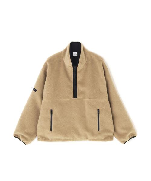 YENN(イエン)の「YENN(イエン)SHAGGY HALF ZIP JK(ブルゾン・レディース・チャコールグレー/ベージュ・F)」の10枚目の写真