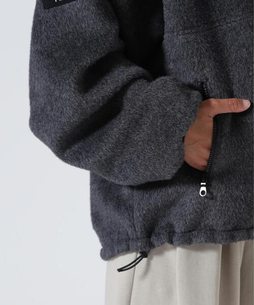 YENN(イエン)の「YENN(イエン)SHAGGY HALF ZIP JK(ブルゾン・レディース・チャコールグレー/ベージュ・F)」の19枚目の写真