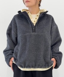YENN（イエン）の「YENN（イエン）SHAGGY HALF ZIP JK（ブルゾン）」