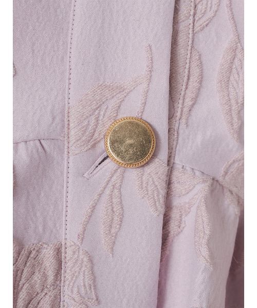 SNIDEL(スナイデル)の「ジャガードペプラムブラウス(シャツ/ブラウス・レディース・ブラック/ラベンダー/オフホワイト・F)」の15枚目の写真