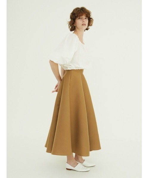 CLANE(クラネ)の「CLANE/クラネ/VOLUME SLEEVE CROPPED BLOUSE(Tシャツ/カットソー・レディース・ブラウン/その他18/ホワイト・1)」の12枚目の写真