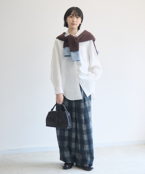 Paradise Picnic(パラダイスピクニック)の「cloche シャツレイヤード風ニット(ニット/セーター・レディース・ベージュ/ブラック/ブラウン・FREE)」の22枚目の写真