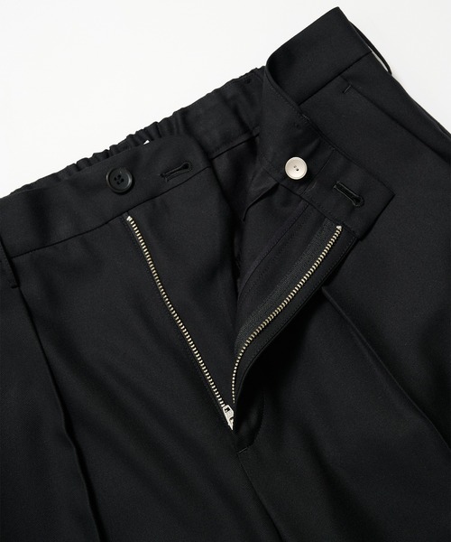 STUDIOUS（ステュディオス）の「【STUDIOUS】Woolycupra Pegtop Slacks（スラックス・メンズ・ブラック/ブラウン・1/2/3）」の12枚目の写真