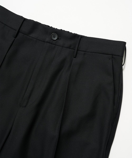 STUDIOUS（ステュディオス）の「【STUDIOUS】Woolycupra Pegtop Slacks（スラックス・メンズ・ブラック/ブラウン・1/2/3）」の14枚目の写真