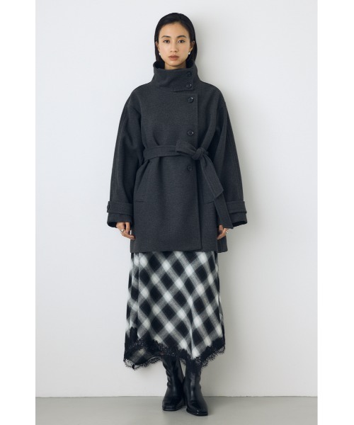 AZUL by moussy(アズールバイマウジー)の「【身長/骨格別着用画像あり】レースドッキングチェックキャミワンピース 秋服 冬服 レイヤード(ワンピース・レディース・ブラウン系その他/ブラック系その他・SMALL/MEDIUM)」の12枚目の写真