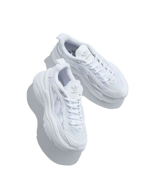 adidas(アディダス)の「ADIDAS OZGAIA W(スニーカー・レディース・ホワイト/ブラック・23cm/24cm/25cm)」の6枚目の写真