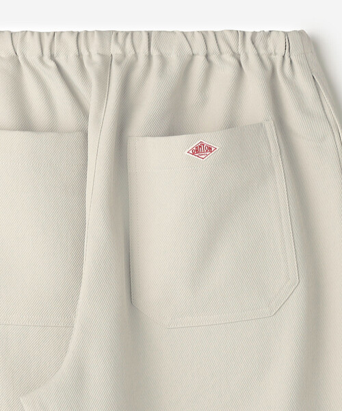 Bshop(ビショップ)の「DANTON | カルゼ イージーショーツ WOMEN(その他パンツ・レディース・グレイッシュベージュ/ブラック・36)」の6枚目の写真