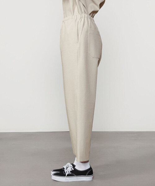 Bshop(ビショップ)の「DANTON | カルゼ イージーショーツ WOMEN(その他パンツ・レディース・グレイッシュベージュ/ブラック・36)」の11枚目の写真