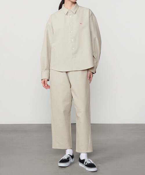 Bshop(ビショップ)の「DANTON | カルゼ イージーショーツ WOMEN(その他パンツ・レディース・グレイッシュベージュ/ブラック・36)」の15枚目の写真
