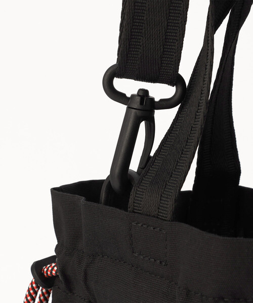 HUNTER(ハンター)の「HUNTER/ハンター 限定展開 EASY CANVAS DRAWSTRING MINI TOTE トートバッグ(トートバッグ・メンズ・ブラック/ホワイト・ONE SIZE)」の7枚目の写真