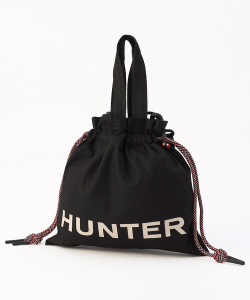 HUNTER(ハンター)の「HUNTER/ハンター 限定展開 EASY CANVAS DRAWSTRING MINI TOTE トートバッグ(トートバッグ・メンズ・ブラック/ホワイト・ONE SIZE)」の11枚目の写真