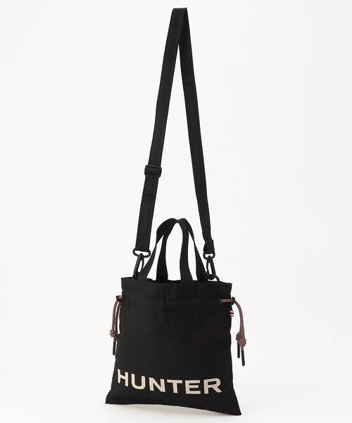 HUNTER(ハンター)の「HUNTER/ハンター 限定展開 EASY CANVAS DRAWSTRING MINI TOTE トートバッグ(トートバッグ・メンズ・ブラック/ホワイト・ONE SIZE)」の12枚目の写真