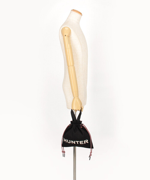 HUNTER(ハンター)の「HUNTER/ハンター 限定展開 EASY CANVAS DRAWSTRING MINI TOTE トートバッグ(トートバッグ・メンズ・ブラック/ホワイト・ONE SIZE)」の13枚目の写真