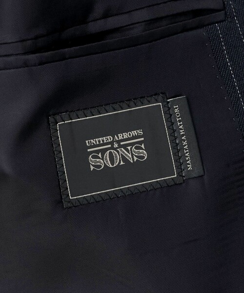 UNITED ARROWS & SONS(ユナイテッドアローズアンドサンズ)の「<UNITED ARROWS & SONS by MASATAKA HATTORI> REGULAR S 2B/ジャケット(テーラードジャケット・メンズ・ブラック/ネイビー・46/44/52/50/48)」の5枚目の写真