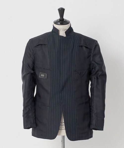 UNITED ARROWS & SONS(ユナイテッドアローズアンドサンズ)の「<UNITED ARROWS & SONS by MASATAKA HATTORI> REGULAR S 2B/ジャケット(テーラードジャケット・メンズ・ブラック/ネイビー・46/44/52/50/48)」の6枚目の写真