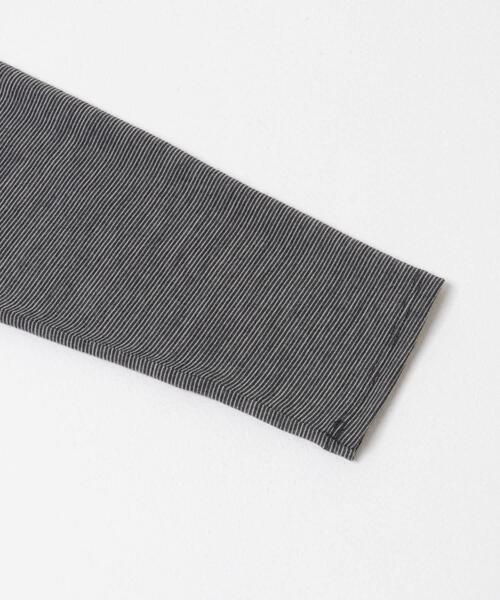 URBAN RESEARCH（アーバンリサーチ）の「new basic　WASHABLE WOOL LONG-SLEEVE ONE-PIECE（ワンピース・レディース・チャコールグレー/ブラック系その他/ホワイト系その他・38/36）」の7枚目の写真